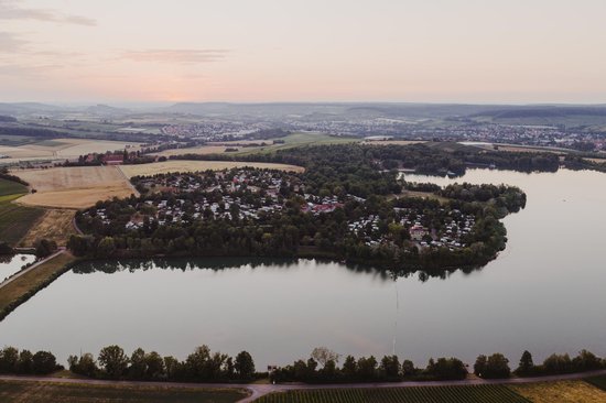 Panorama des Campingpark Breitenauer See, Löwenstein
