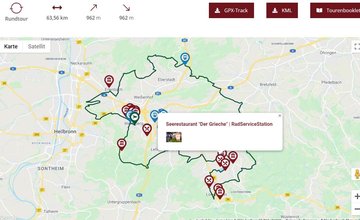 Interaktive Karten Rad- und Wandern - inkl. Anreiseinformationen, Sehenswürdigkeiten & Einkehr